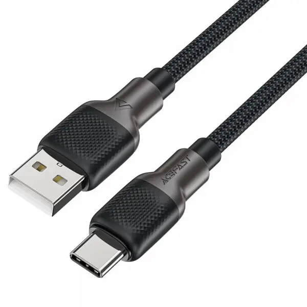 AceFast Cablu Date si Incarcare USB-A - USB-C Acefast C10-04, 18W, 1.2m, Negru