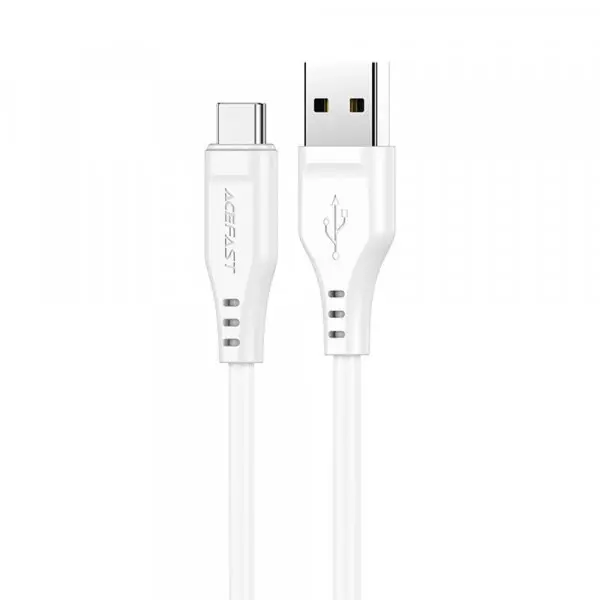 AceFast Cablu Date si Incarcare USB-A - USB-C Acefast C3-03, 60W, 1.2m, Alb