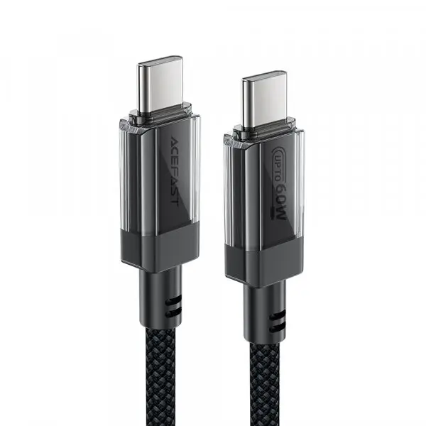 AceFast Cablu Date si Incarcare USB-C - USB-C Acefast C12-03, 60W, 1.2m, Negru