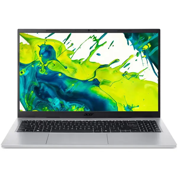 Acer Laptop Acer Aspire Go 15 AG15-72P, Intel Core 5 120U, 15.6 inch, RAM 16 GB, SSD 1 TB, Intel Graphics, Fara OS, Argintiu