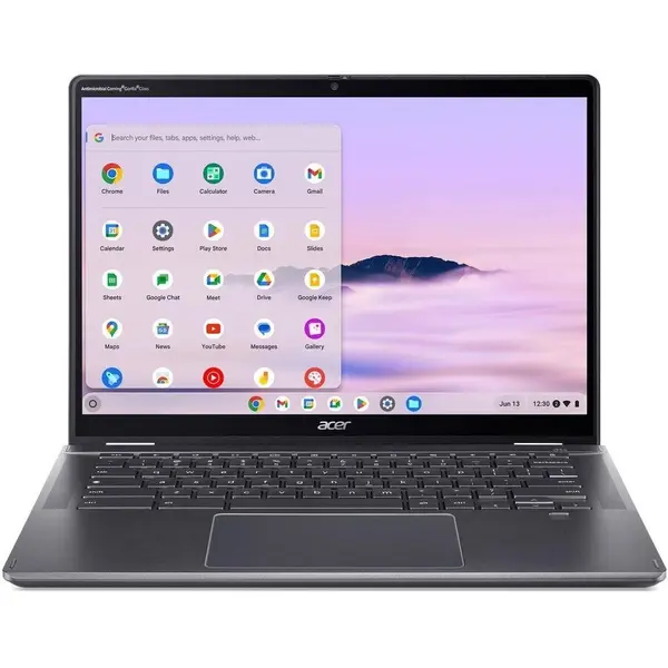 Acer Laptop Acer Chromebook CPE594-1N-TCO, Procesor Intel Core i5-1334U, Display 14 WUXGA Touchscreen, RAM 16GB, SSD 256GB, Chrome, Negru