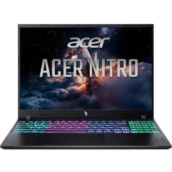 Acer Laptop Gaming Acer Nitro V 16 ANV16-I31, Procesor Intel® Core™ 5 210H, Display 16 WUXGA IPS 165H, RAM 16GB DDR5, 512GB SSD, Placa video NVIDIA GeForce RTX 5050 8GB, NO OS, Negru