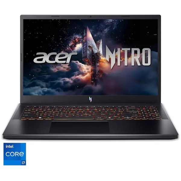 Acer Laptop Gaming Acer Nitro V15 ANV15-52-95UT, procesor Intel® Core™ i7-13620H, 15.6 inch, Full HD, IPS, 165Hz, 16GB DDR5 RAM, 1TB SSD, NVIDIA® GeForce RTX™ 4050 6GB GDDR6, No OS, Negru