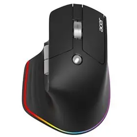 Acer Mouse Acer Easy Fit, Wireless, 4000 DPI, RGB, Negru