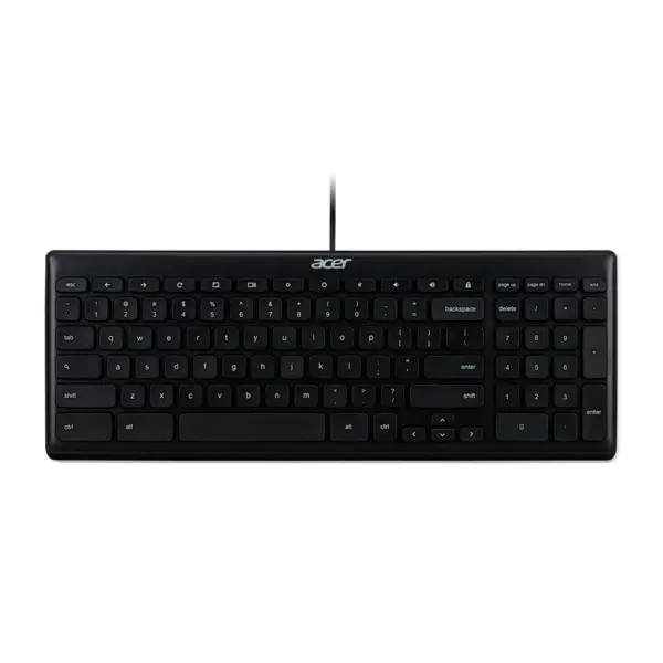 Acer Tastatura Acer AKW900, cablu, US International, USB, Negru