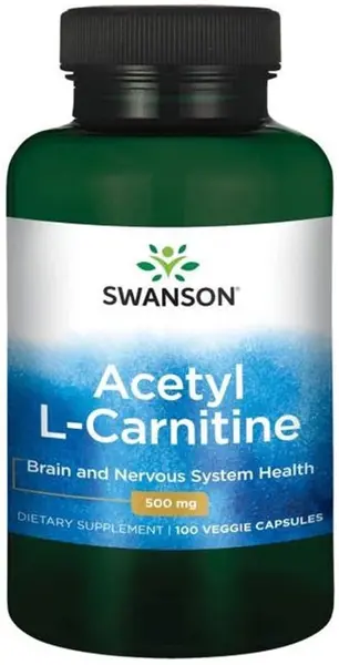 Acetyl L-Carnitine, 500 mg, 100 capsule, Swanson
