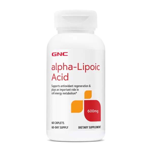 Acid Alfa Lipoic 600 mg, GNC | 60 comprimate