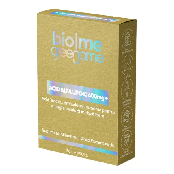 Acid Alfa Lipoic 600mg, 30 capsule, Biome