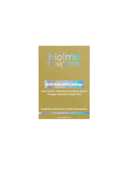 Acid Alfa Lipoic 600mg+, 30 comprimate - Default Title