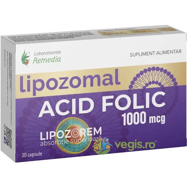 Acid Folic Lipozomal 1000mcg 30cps