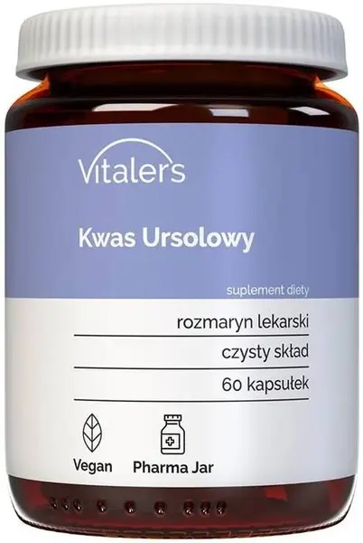 Acid ursolic, 60 capsule, Vitaler's