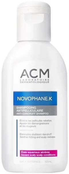 ACM Șampon medicamentos anti-mătreață Novophane K, 125 ml