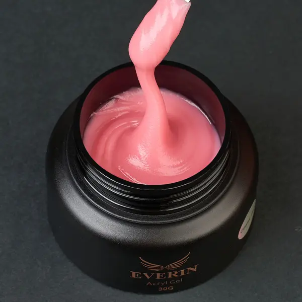 Acryl Gel Everin 30gr Classic Pink TPO Free - Polygel Roz Clasic