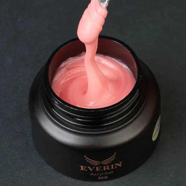 Acryl Gel Everin 30gr Dusty Rose TPO Free - Polygel Roz Pudrat