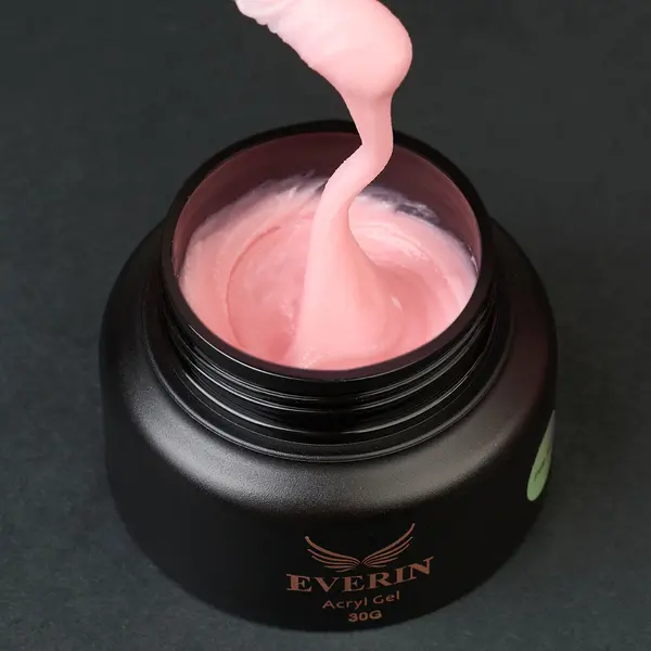 Acryl Gel Everin 30gr Pale Pink TPO Free - Polygel Roz Pal Natural