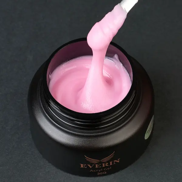 Acryl Gel Everin 30gr Shock Me Pink TPO Free - Polygel Roz Intens