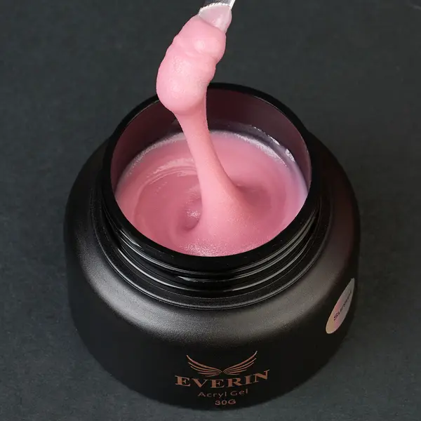 Acryl Gel Everin 30gr Sunset TPO Free - Polygel Roz Piersiciu Cald