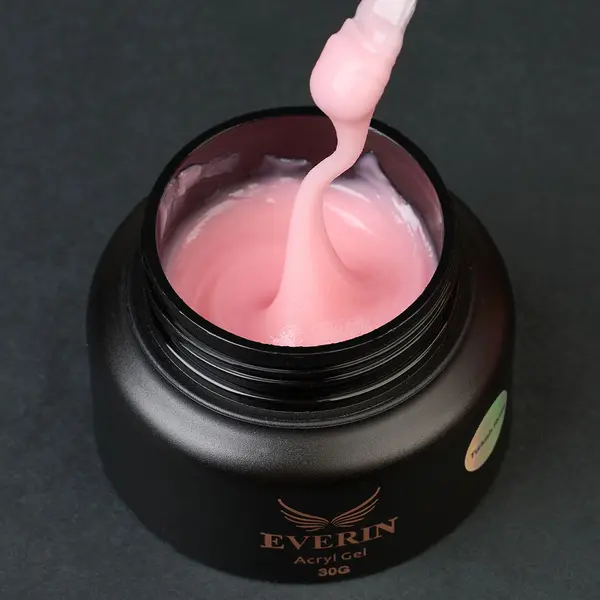 Acryl Gel Everin 30gr Turkish Rose TPO Free - Polygel Roz Natural Elegant