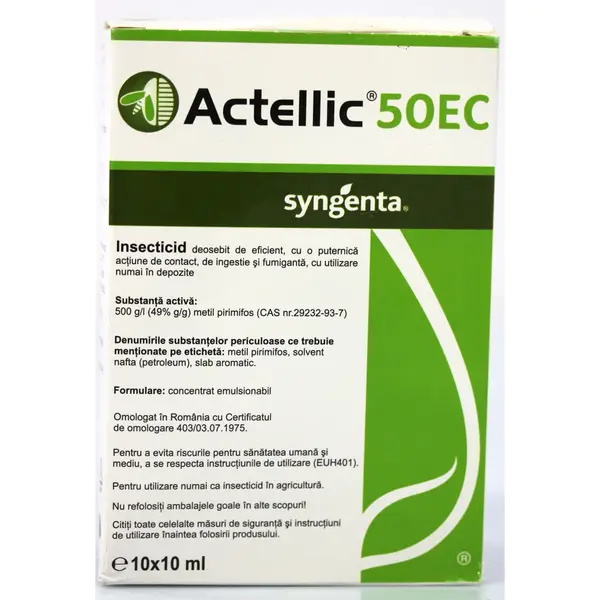 Actellic 50EC 10 ml, insecticid (cartof,flori,furaje,culturi de camp) - Default Title