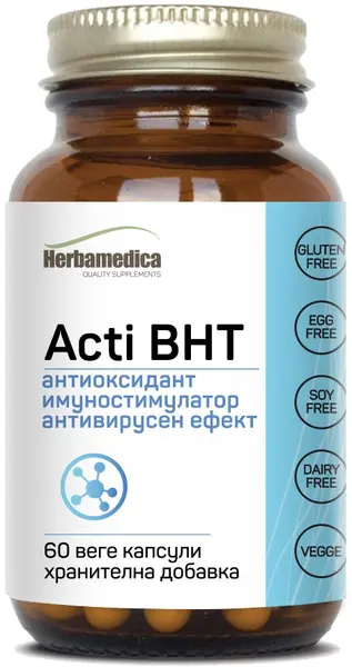 Acti BHТ, 60 capsule vege, Herbamedica