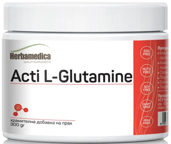 Acti L-Glutamine, 300 g, Herbamedica