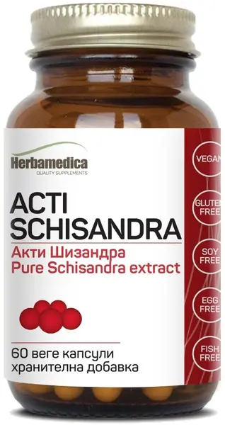 Acti Schisandra, 60 capsule vege, Herbamedica