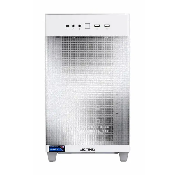 Actina Desktop PC Actina KOMACNGIP0512, Procesor AMD Ryzen™ 7 9700X, 32 GB DDR5-SDRAM, 1 TB SSD, Placa video NVIDIA GeForce RTX 5070, Mini Tower, Alb