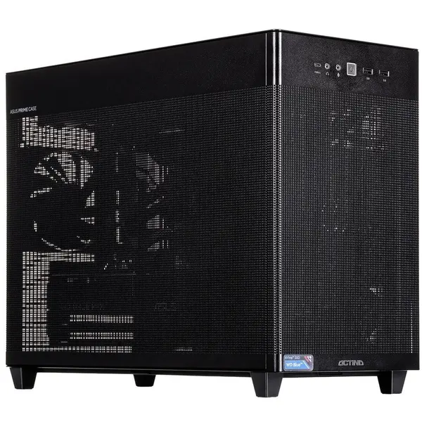 Actina Sistem Desktop PC Actina KOMACNGIP0484, AMD Ryzen 7 8700G, 32 GB RAM, 1 TB SSD, Windows 11 Home, Mini Tower, Negru