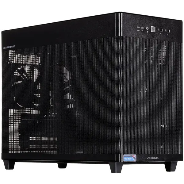 Actina Sistem Desktop PC Actina KOMACNGIP0498, AMD Ryzen 7 9700X, 32 GB DDR5-SDRAM, 1 TB SSD, AMD Radeon RX 9070 XT, Mini Tower, Negru