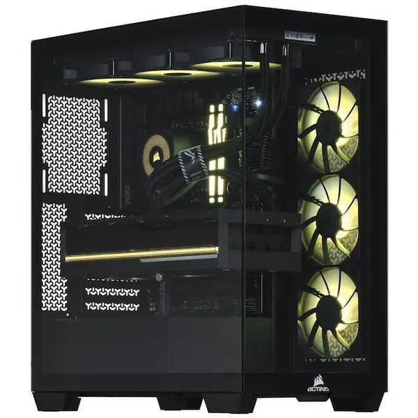 Actina Sistem PC Actina KOMACNGIP0209, AMD Ryzen™ 9 7900X, 64 GB DDR5-SDRAM, 2 TB SSD, NVIDIA GeForce RTX 5090, Midi Tower, Negru