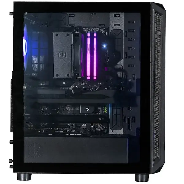 Actina Sistem PC Actina KOMACNGIP0241, AMD Ryzen™ 5 7600X3D, 32 GB DDR5-SDRAM, 2 TB SSD, NVIDIA GeForce RTX 5070, Midi Tower, Negru