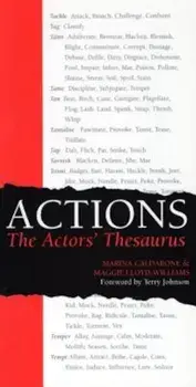 Actions: The Actors' Thesaurus, Paperback/Marina Calderone