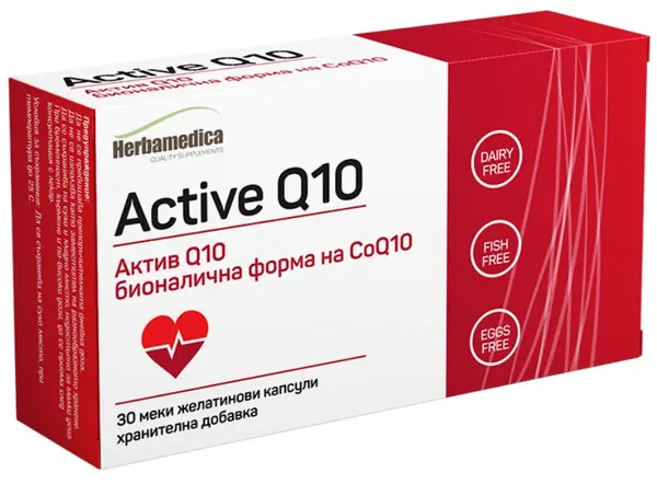 Active Q10, 50 mg, 30 capsule, Herbamedica