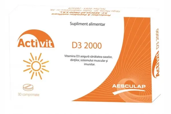 Activit D3 2000 30 comprimate