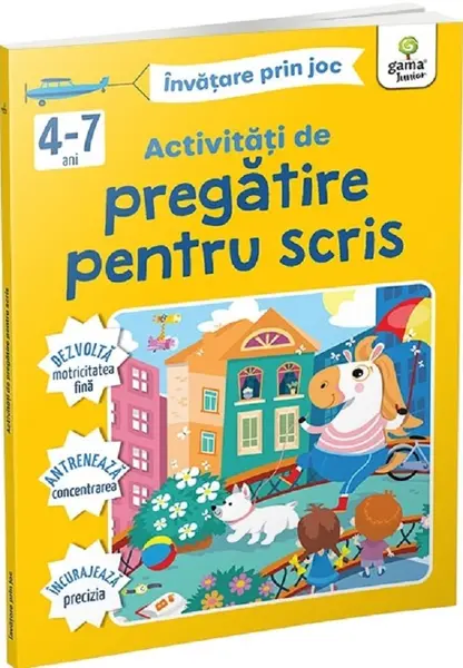 Activitati de pregatire pentru scris. Invatare prin joc 4-7 ani