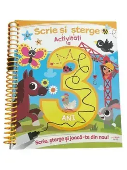 Activitati la 3 ani. Scrie si sterge/***