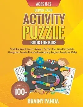 Activity Puzzle Book For Kids Ages 8-12, Paperback/Brainy Panda
