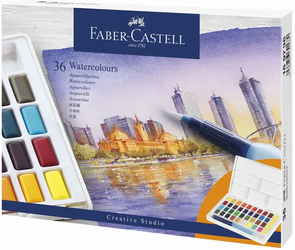 Acuarele 36 culori Creative Studio Faber-Castell Acuarele 36 culori Creative Studio Faber-Castell