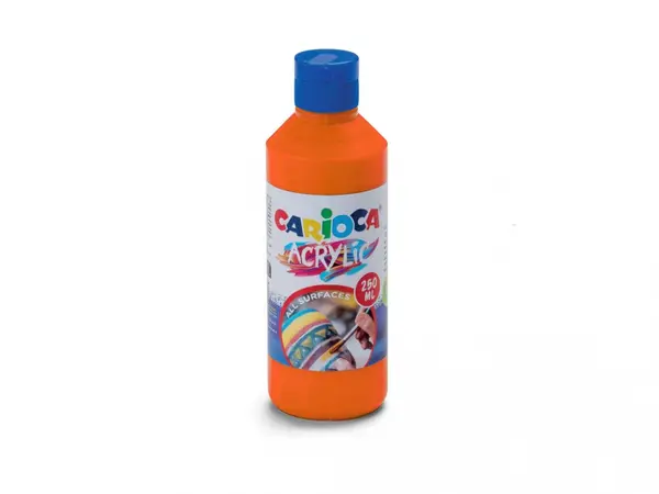 Acuarele acrilice tempera,portocaliu,250 ml