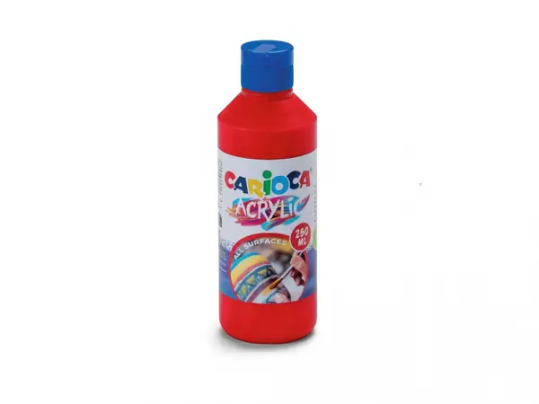 Acuarele acrilice tempera,rosu,250 ml