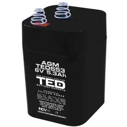 Acumulator 6V 5.3Ah VRLA TED Electric TED002952