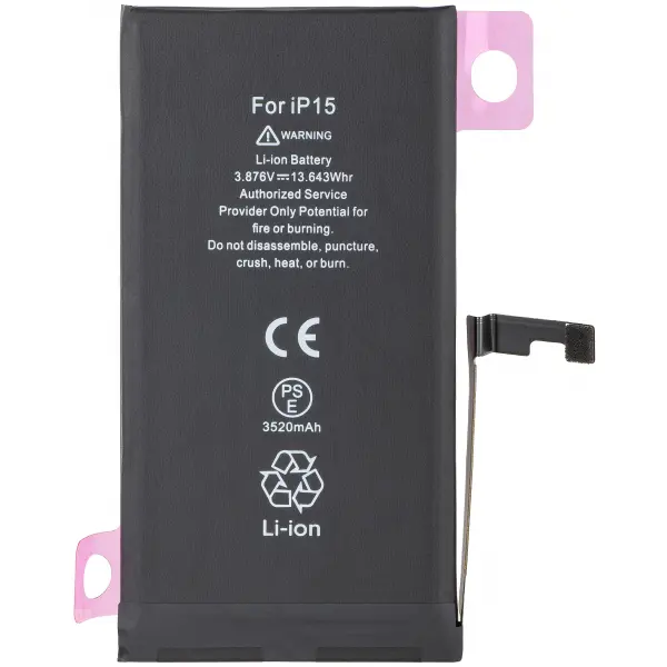 Acumulator Apple iPhone 15, Diagnostic High Capacity