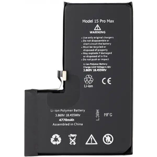 Acumulator Apple iPhone 15 Pro Max, High Capacity