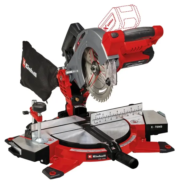 Acumulator circular scufundabil Einhell - Power X-Change, TE-MS 18/210 Li, 18 V, Ø 210 mm, Solo