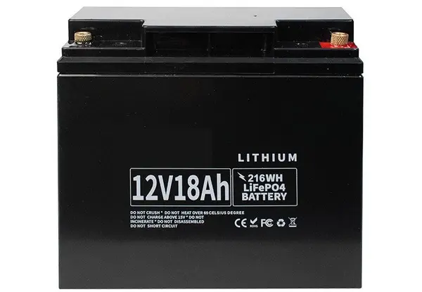 Acumulator de tip LiFePO4, 12V 18Ah, Putere maxima 216 Wh, LFP 12V/18Ah