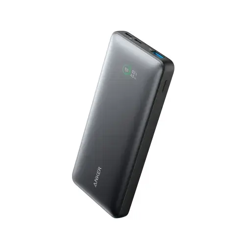 Acumulator extern Anker 533 PowerCore 10.000 mAh, 25W, Power IQ 3.0, PowerDelivery, 2x USB-C, 1x USB-A (Negru)