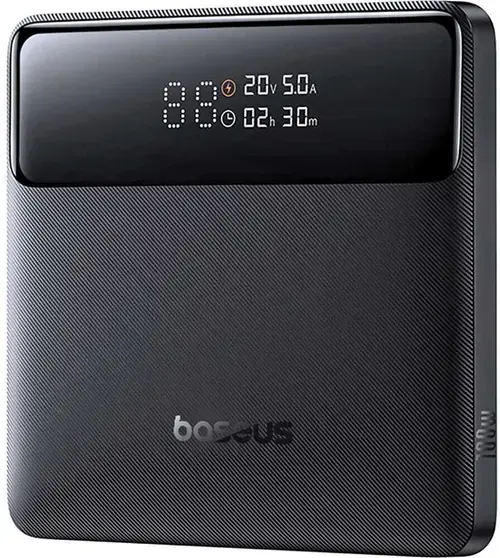 Acumulator extern Baseus Blade H1 P10021604123-00, 20000 mAh, 2x USB-A, 2x USB-C, 100 W (Negru)