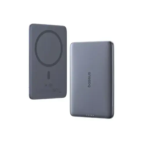 Acumulator extern Baseus PicoGo 5000mAh, 20W, 1 x USB-C, Ultra-Slim (Gri)