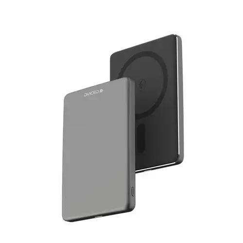 Acumulator extern Dviced Ultrathin DV400003, Incarcare Wireless, 5000mAh (Gri)