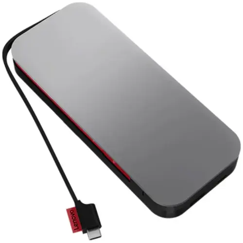 Acumulator extern Lenovo Go, G0A3LG2WWW, USB-C, 20000 mAh, Storm Grey